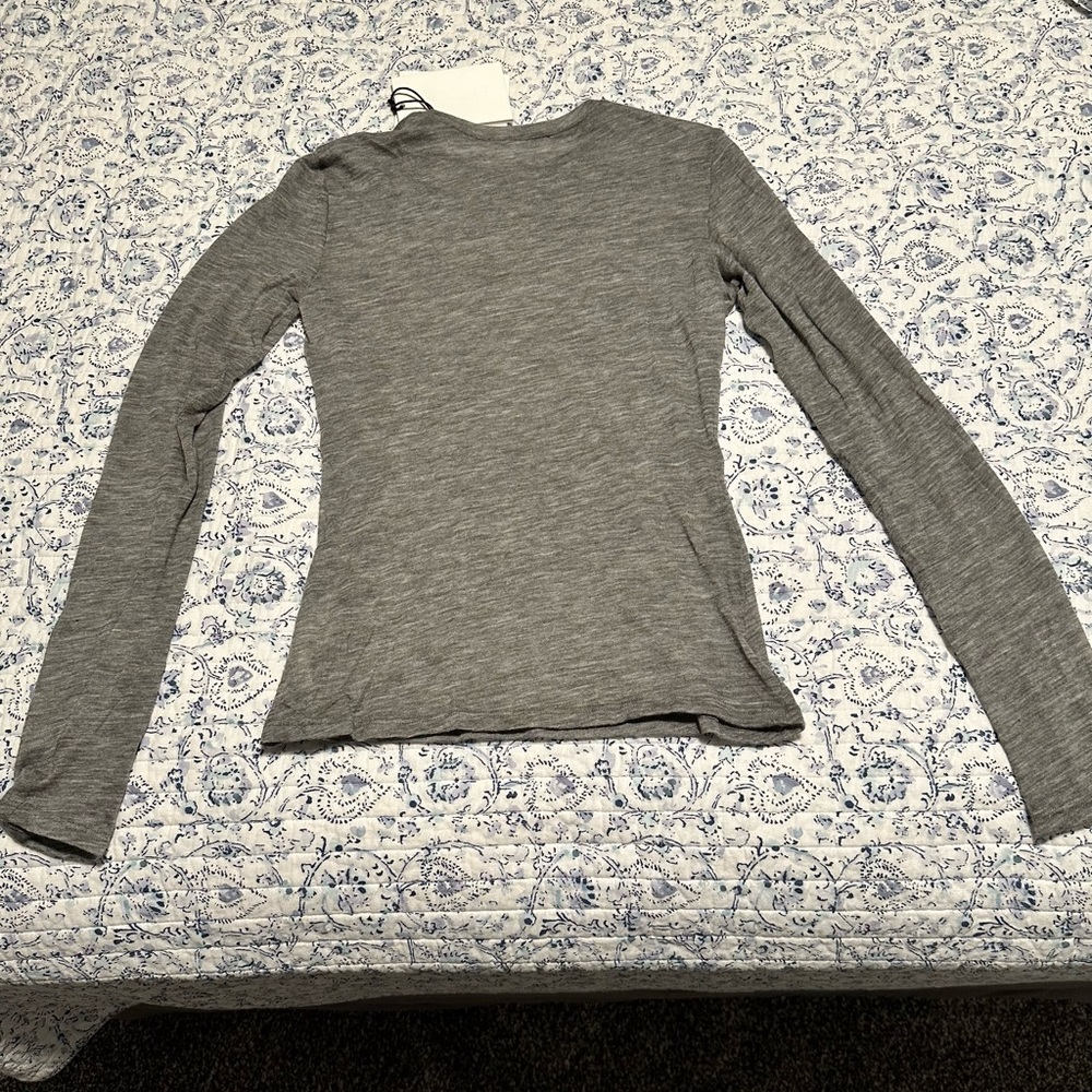 The Row Iverness Top in Cashmere in Grey Melange Women’s XS 🩶 - Picture 11 of 16